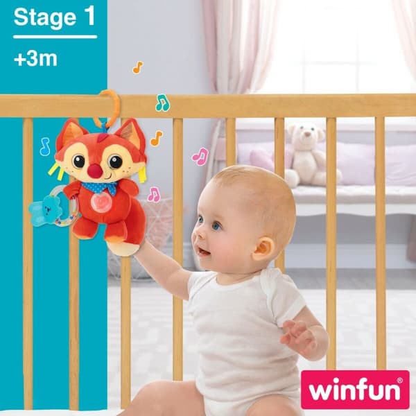 Bamse rangle Winfun Ræv 13,5 x 26,5 x 7,5 cm (6 enheder)