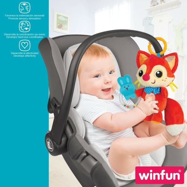 Bamse rangle Winfun Ræv 13,5 x 26,5 x 7,5 cm (6 enheder)