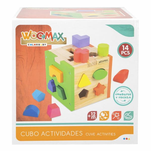 Barnepuslespill av Tre Woomax 15 x 15 x 15 cm (6 enheter)