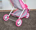 Miniatyrbild 9 av 9: Susie Prestige Rosa dockvagn