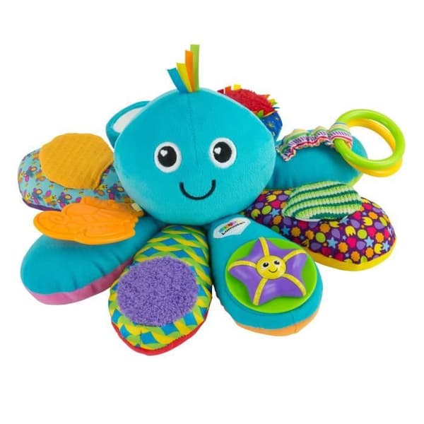 Multi-Activity Octopus - TOMY - Ringar, spegel, tandring, roliga ljud och Pouët-pouët