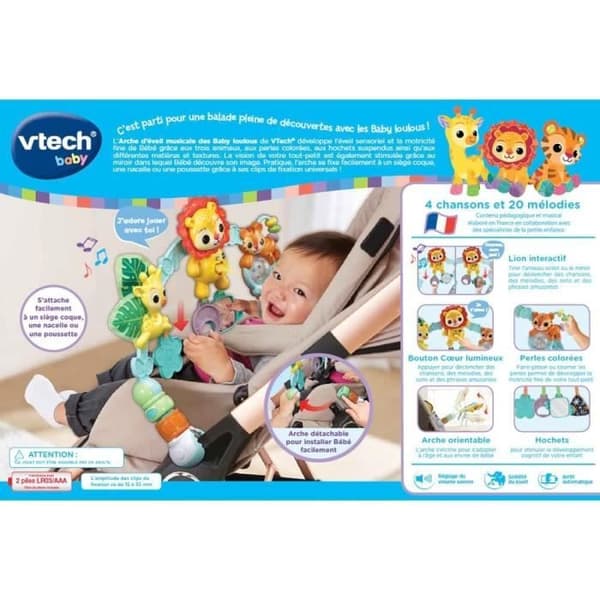 VTECH BABY - Musical Awakening Arch för Baby Kitties