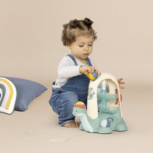Sköldpadda dragleksak med kulbana Little Smoby