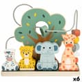 Miniatyrbild 1 av 7: Färdighetsspel för bebisar Woomax djur 25 x 22 x 10 cm (6 antal)