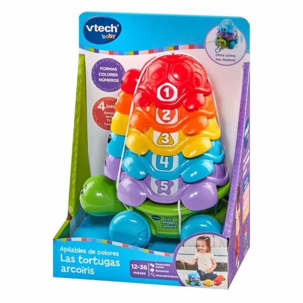 Vauvalelu Vtech 17,5 x 11,5 x 24 cm Kilpikonna Sateenkaari