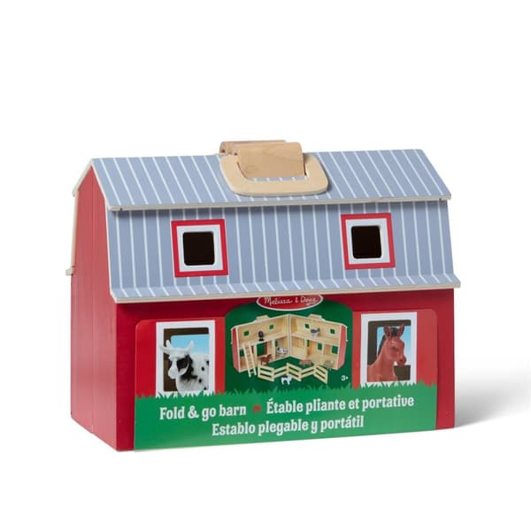 Melissa & Doug Ladugård i trä, vik och gå