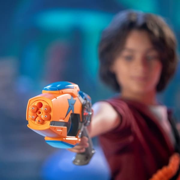 Pistol med Pilar Bizak Slugterra Eli'S Megamorph Blaster Orange