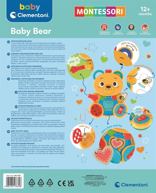 Montessori Baby Bear Aktivtetsleksak