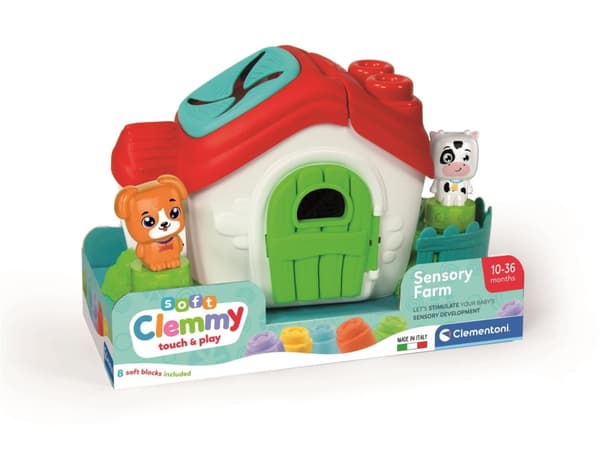 Clementoni Blød Clemmy sensorisk bondegård