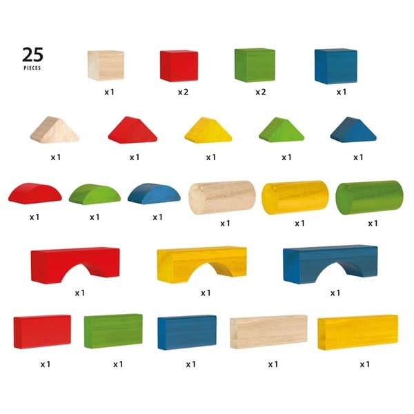 Brio 30114 Sett med 25 klosser