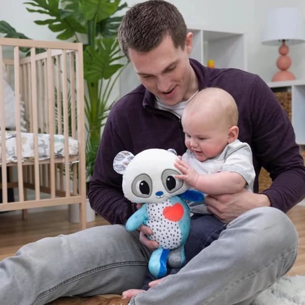 My Panda Silent Night musikalisk plyschleksak - TOMY - För baby - Hjärtslag, vibrationer och lugnande ljus