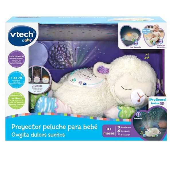 Kramgott Får med LED-Projektor Vtech Sweet Dreams 15 x 32 x 12 cm