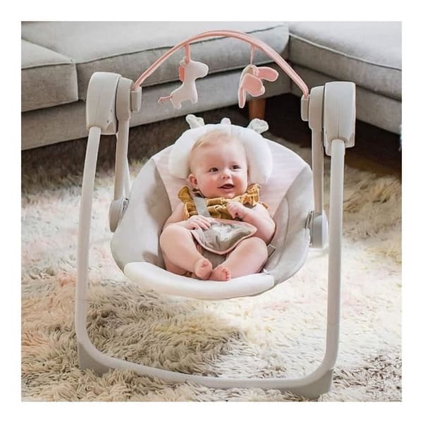 Gungstol Ingenuity Compact Swing - Flora Ljusrosa