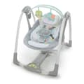 Miniatyrbillede 1 af 9: Gyngestol Ingenuity Compact Swing - Hugs & Hoots Hvid Grå