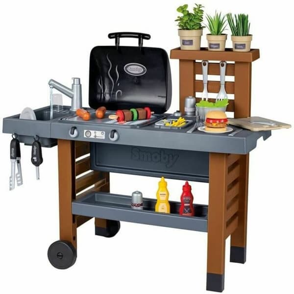Leksakskök Smoby Garden Kitchen Grill 43 Delar