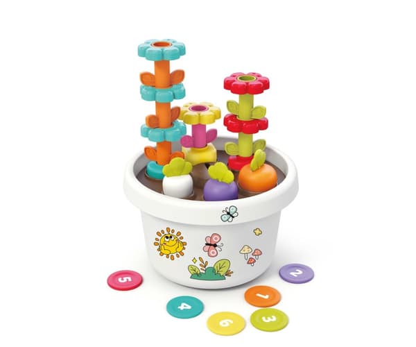 Kinder and Kids Kreativ potte med planter & klistermærker (K10119)