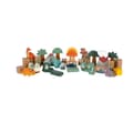 Miniatyrbild 1 av 6: Byggklossar i trä - Liten fotsällskap - Dino - 6 figurer - FSC-certifierade - Blandat