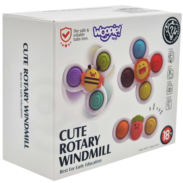 WOOPIE BABY Spinner Sensory Educational Toy 3 in 1