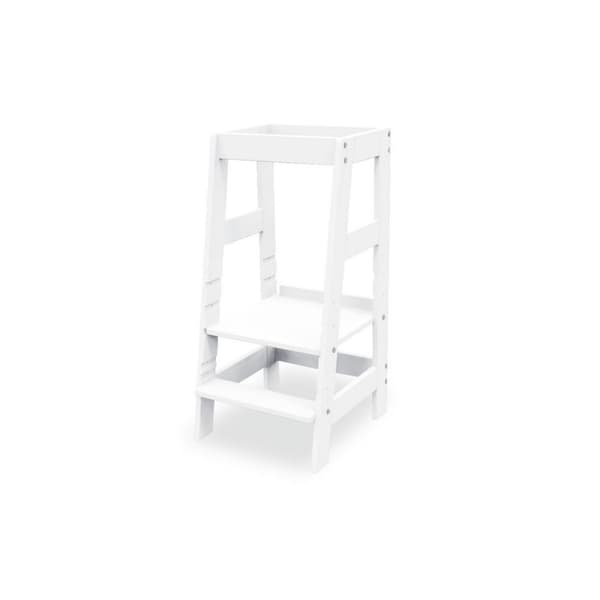 Rootz Fino Learning Tower - Kitchen Aid - Discovery Tower - Massiv bok - 40cm x 47cm x 85cm