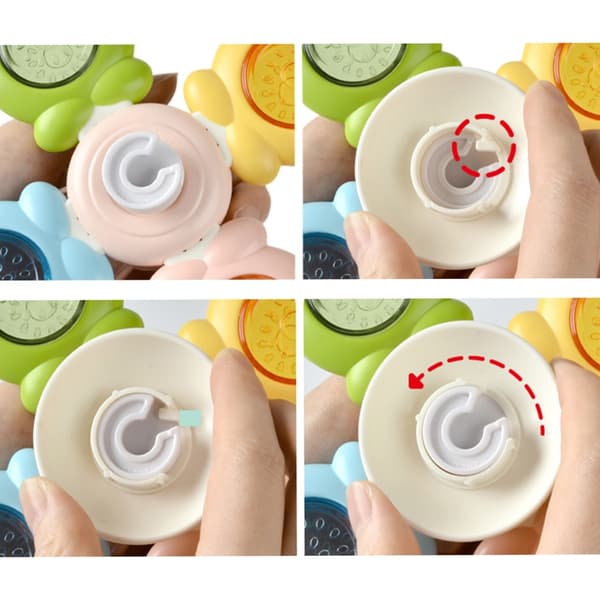 woopie baby spinner sensorisk legetøj bi kylling kanin udskiftelig 3 stk