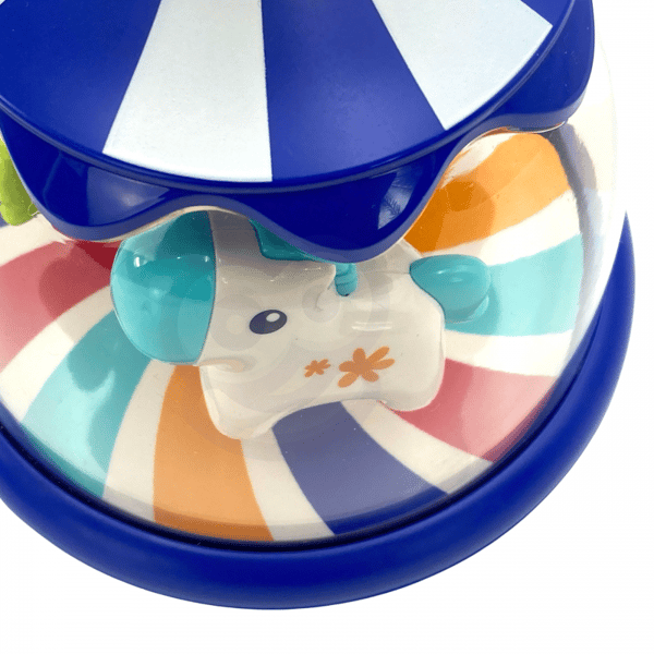 WOOPIE BABY Farverige heste Blå Karrusel Spinner