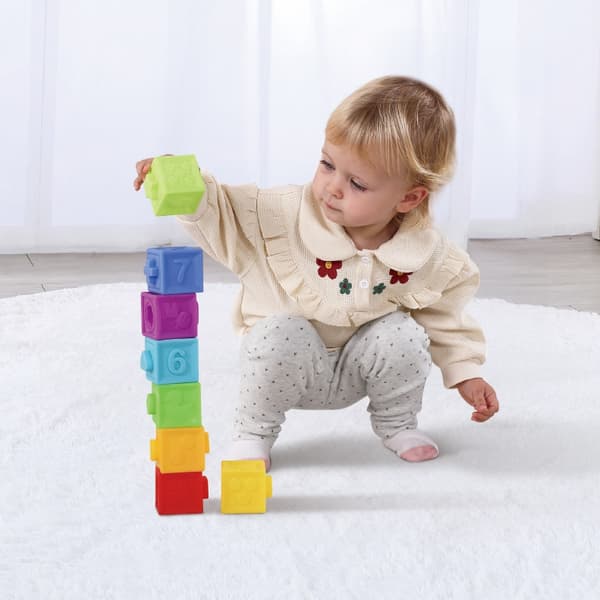 TOOKY TOY Box XXL Montessori Educational Box 6 i 1 Sensorisk 7-8 måneder