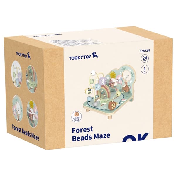 TOOKY TOY Træ Motor Loop Skovlabyrint