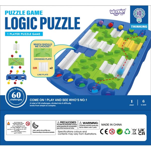 WOOPIE IQ Logikspel Strategisk hjärnträning ”Logic Maze”