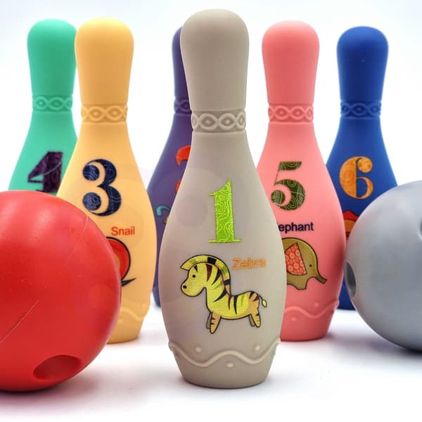 WOOPIE BABY Sensorisk Bowling för Spädbarn 8 st.