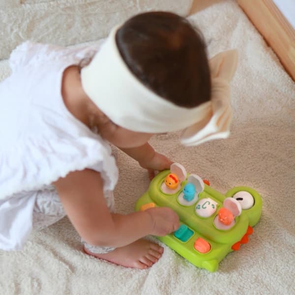 WOOPIE BABY pædagogisk legetøj pop-up dinosaurer