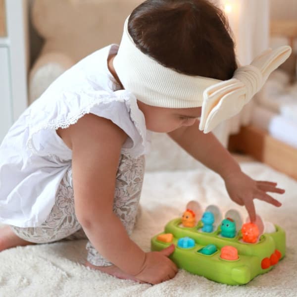 WOOPIE BABY pædagogisk legetøj pop-up dinosaurer