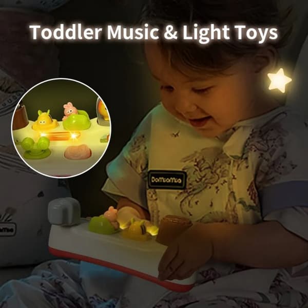 WOOPIE BABY pædagogisk legetøj Pop Up Dyr ZOO Pop Up