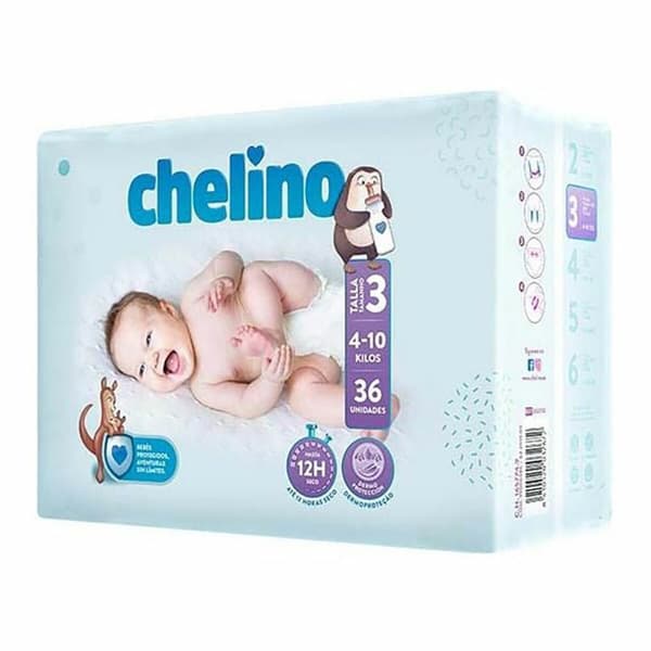 Kertakäyttövaipat Chelino (36 uds)