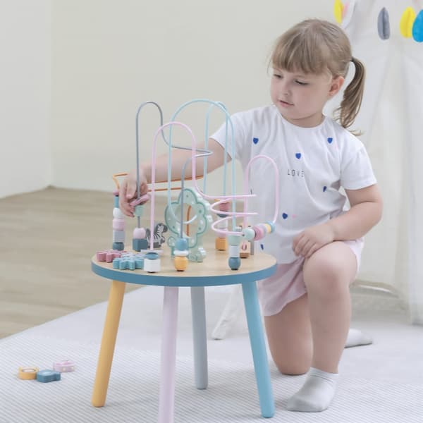 VIGA PolarB Træ Pædagogisk Bord Manipulerende Interlacing Montessori