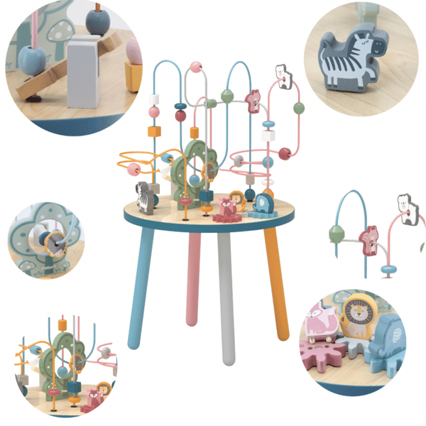 VIGA PolarB Trä Pedagogiskt Bord Manipulativ Interlacing Montessori