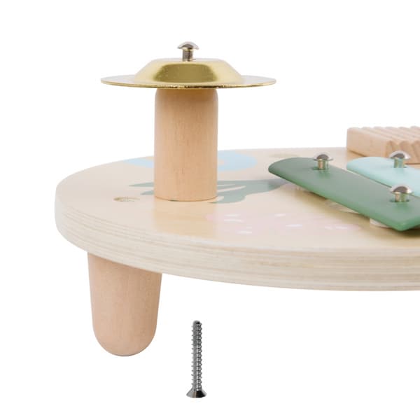 CLASSIC WORLD Set Med Musikinstrument för Barn Cymbaler Trumma Skallra 5 st