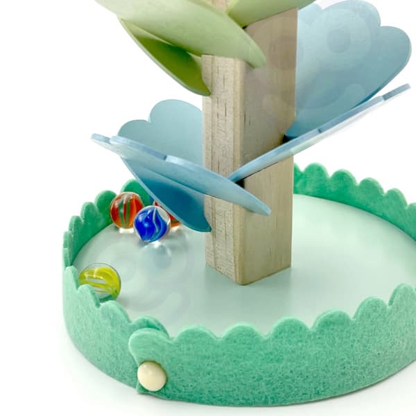 WOOPIE GREEN Träbollsbana Musikal Regnbågsträd Montessori FSC
