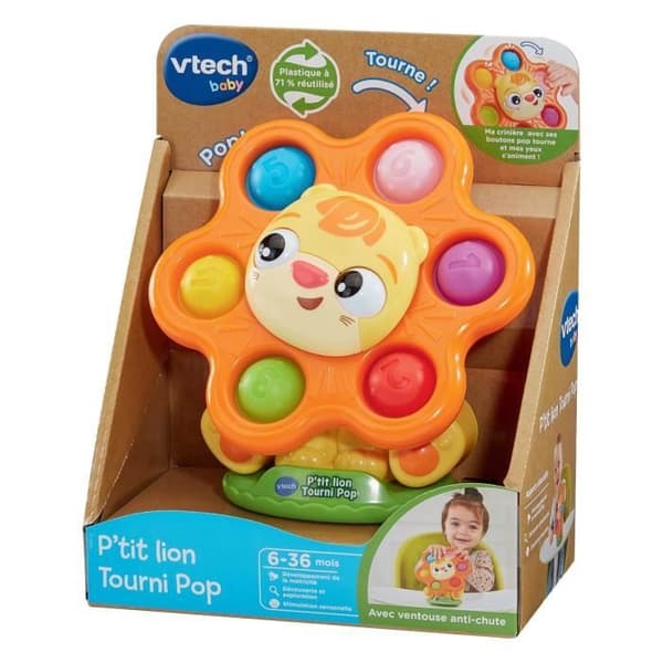 VTECH LITTLE LION TOURNI POP (ÅTERANVÄND PLAST)