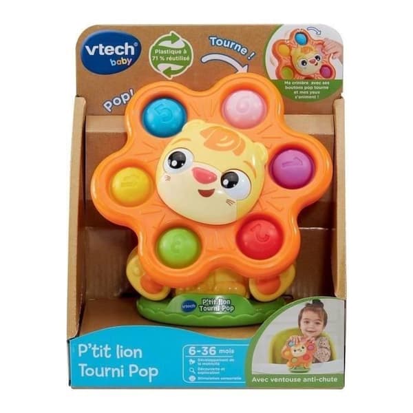 VTECH LITTLE LION TOURNI POP (ÅTERANVÄND PLAST)