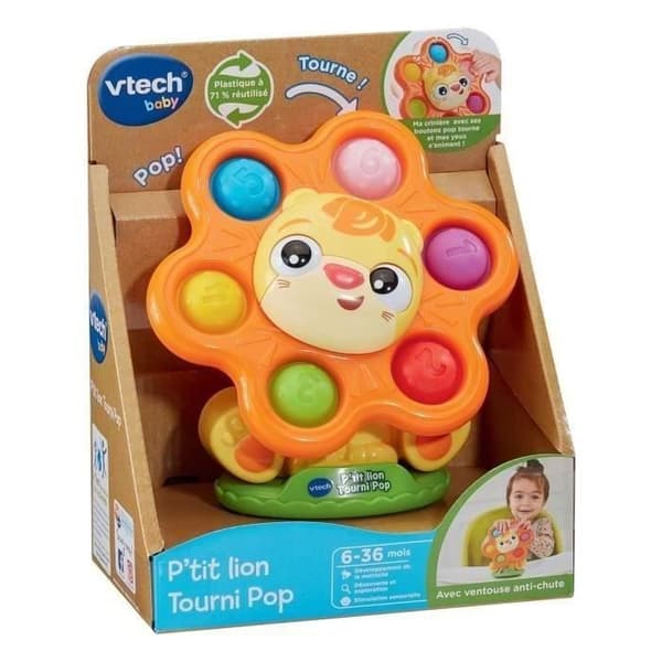 VTECH LITTLE LION TOURNI POP (ÅTERANVÄND PLAST)