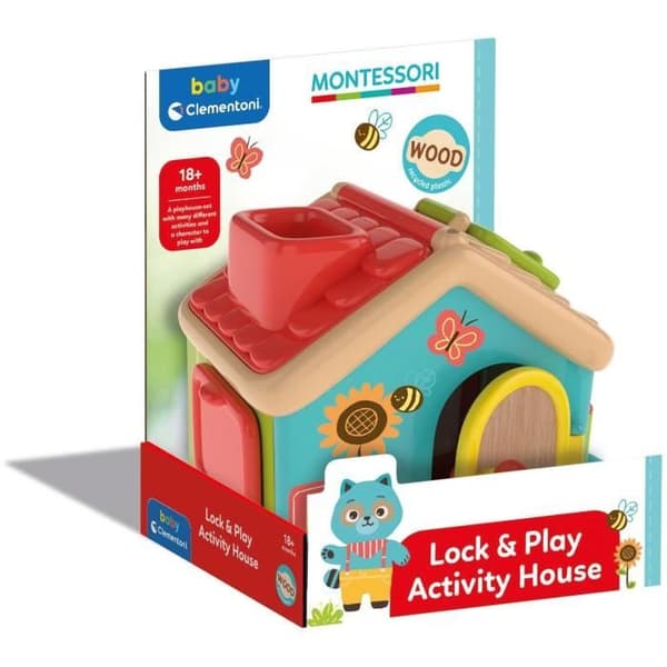 Clementoni - Montessori - Mitt aktivitetshus - Hus och karaktär