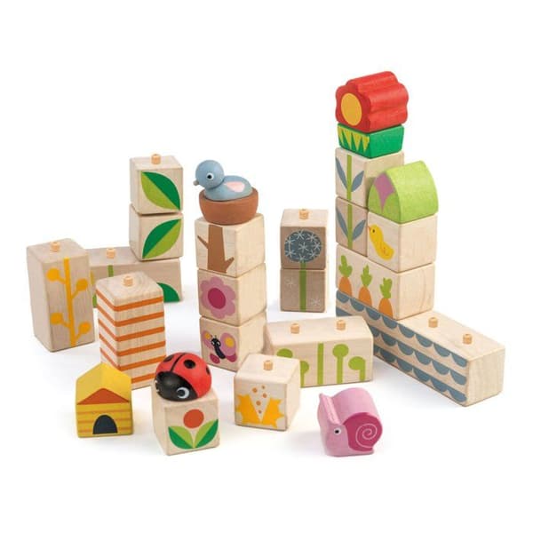 Tender Leaf Toys - Trädgårdsblock - DAM