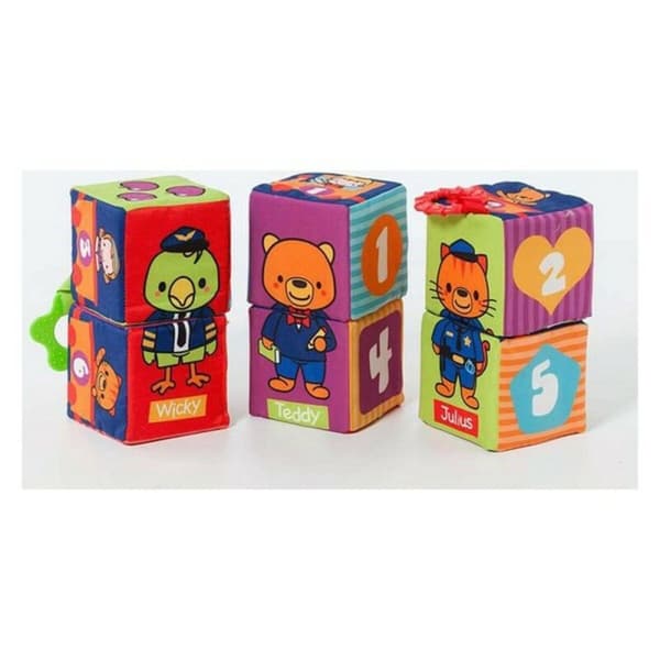 Mjuka klossar hjälper lärandet Moltó (6 pcs)