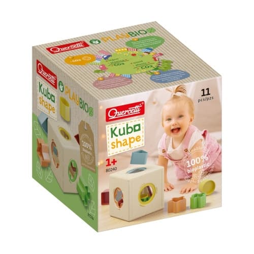 Quercetti - PlayBio Kubo Shape Sorter - (QU-80240)