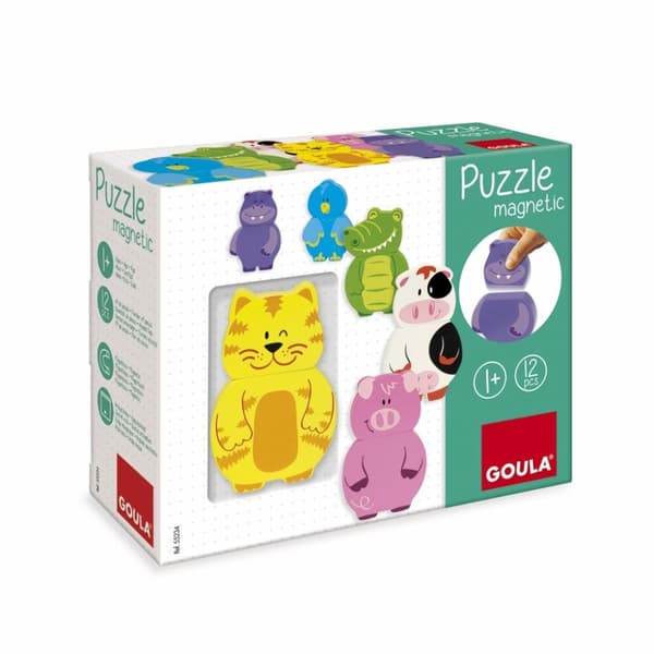 Goula Puzzle magnetiske figurer