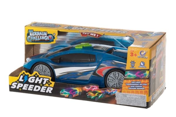 Light Speeder Bil med lys og lyd blå