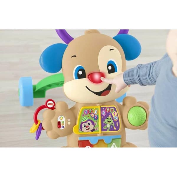 Gångram med hjul Fisher Price Ljud Hund Ljus Flera språk