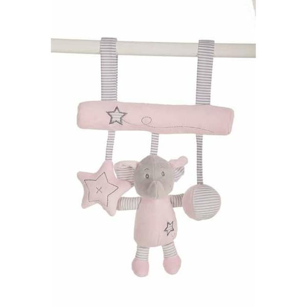 Door Hanger Rosa Elefant 25cm Mjukisleksak