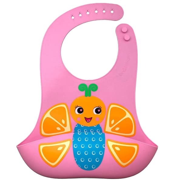 Frootimals Orangiefly silicone bib