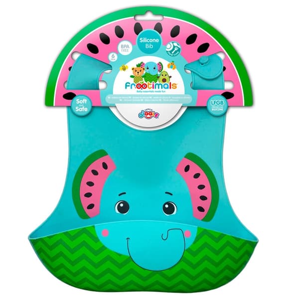 Frootimals Melany Melephant silicone bib